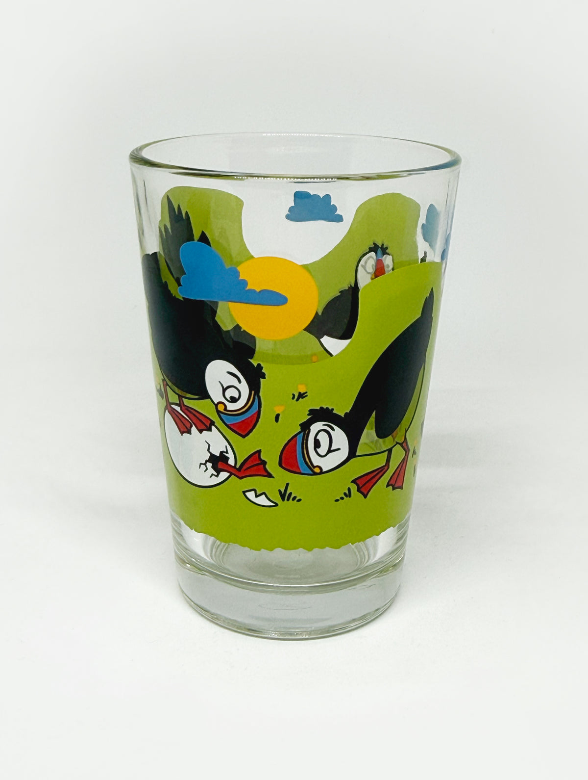 Drinking Glass - Puffins