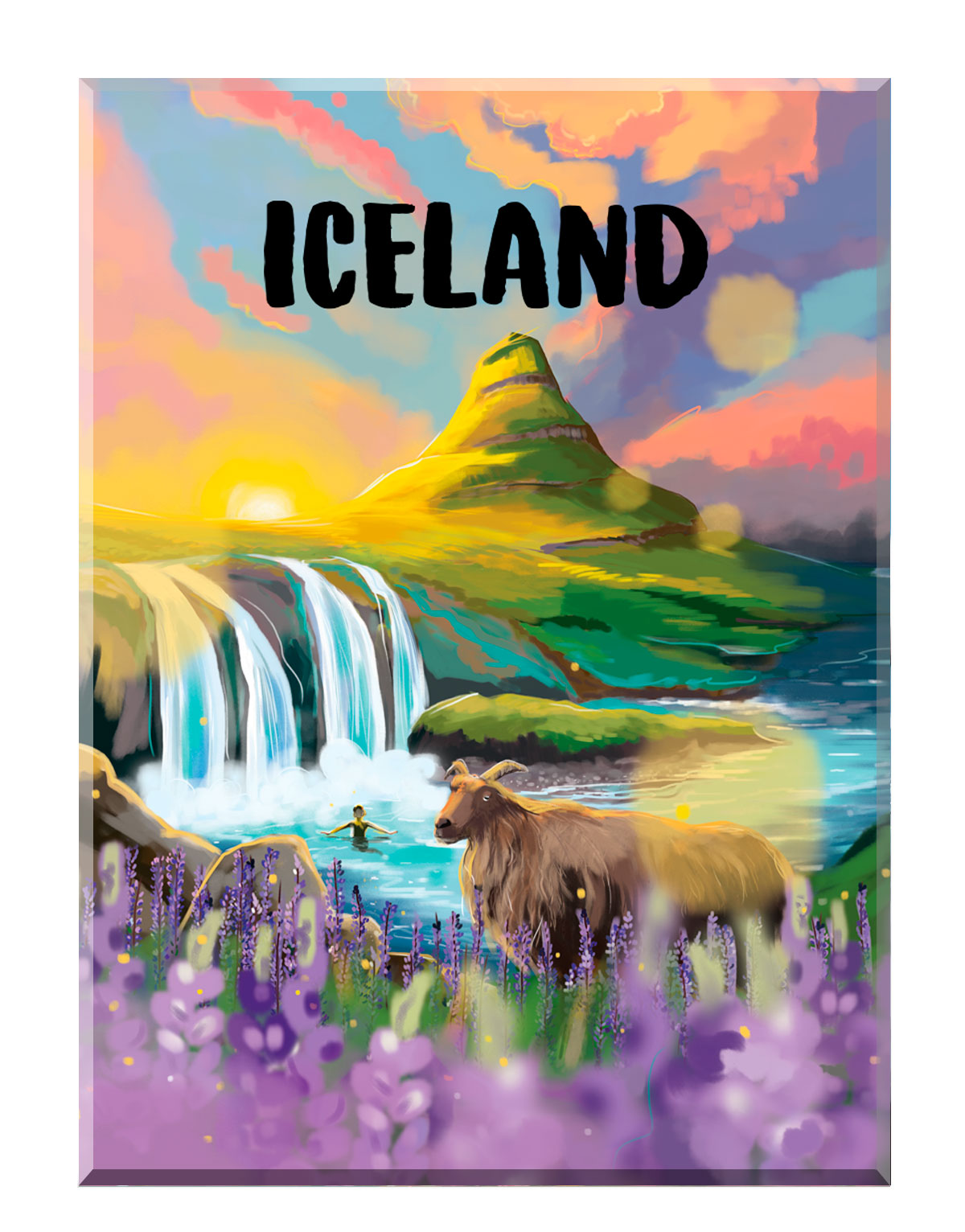 Magnet Kirkjufell - Iceland Fjord