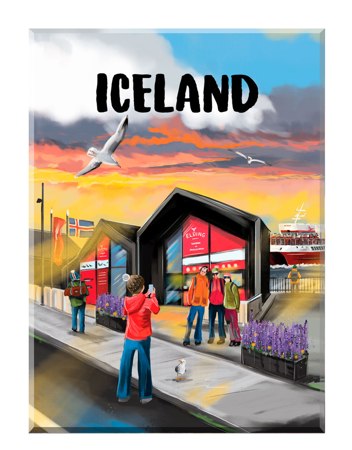 Magnet Elding - Iceland Fjord