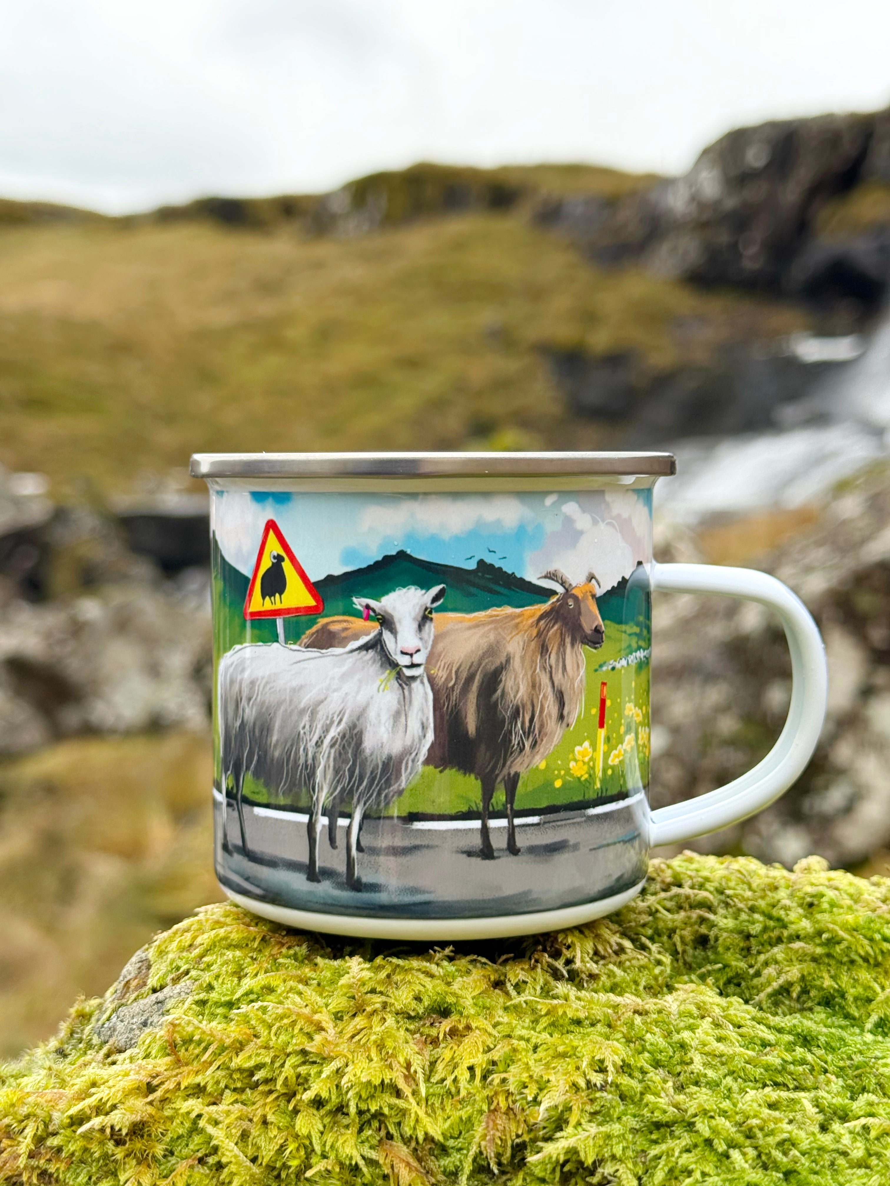 Enamel Mug - Sheep