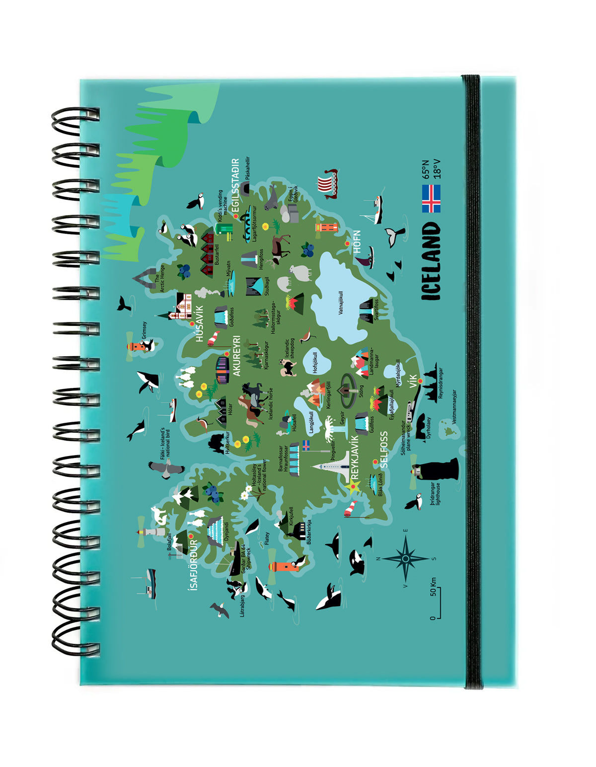Notebook - Iceland map