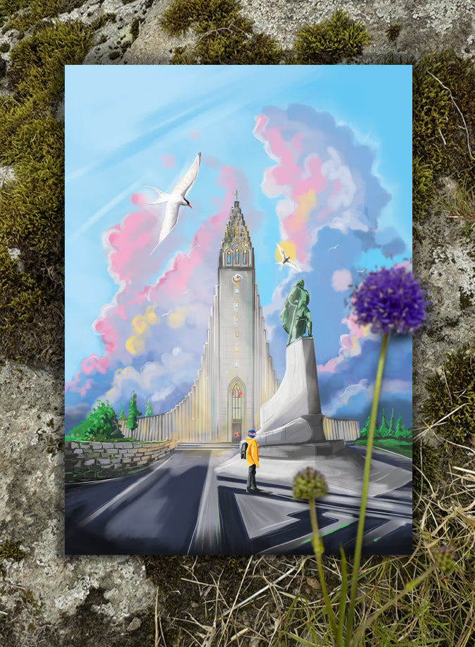 Postcard - Hallgrímskirkjan