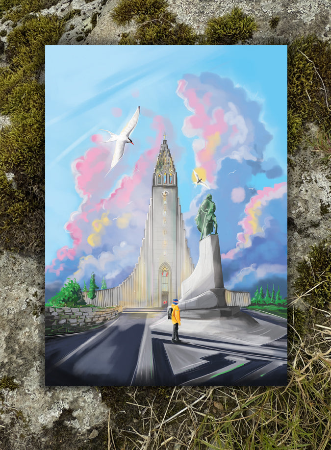 Postcard - Hallgrímskirkjan