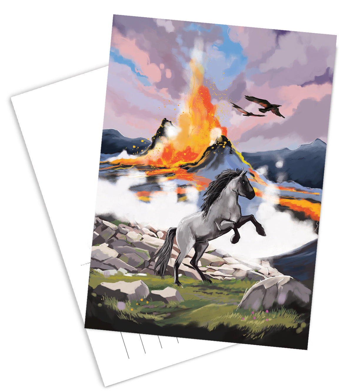 Postcard - Eldgos