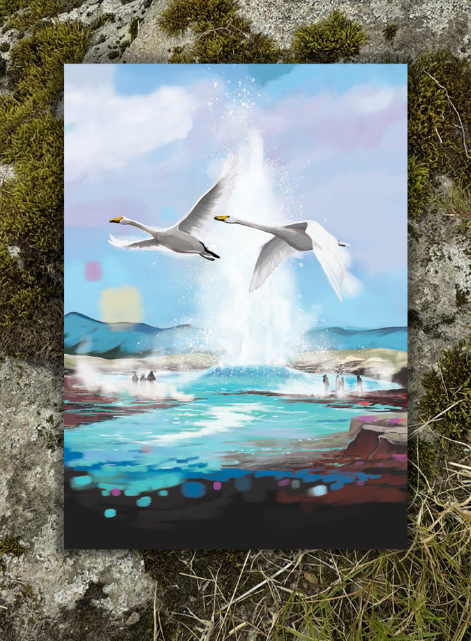 Postcard - Geysir