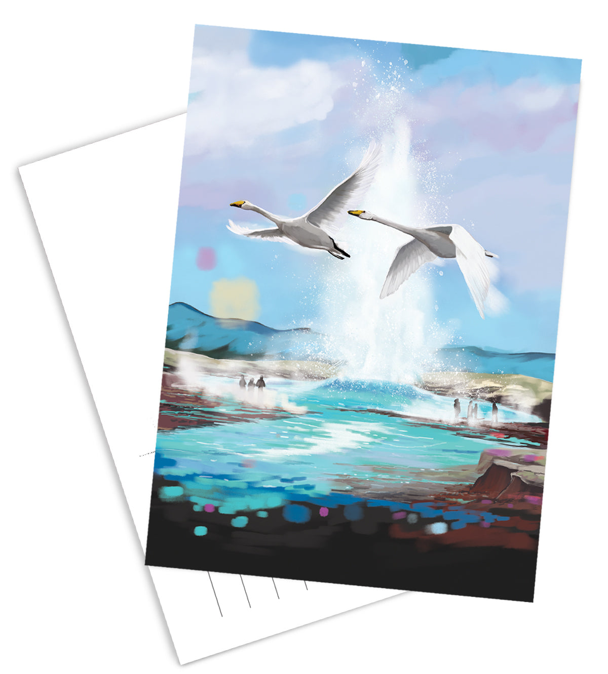 Postcard - Geysir