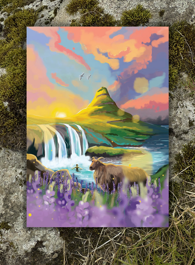 Postcard - Kirkjufell