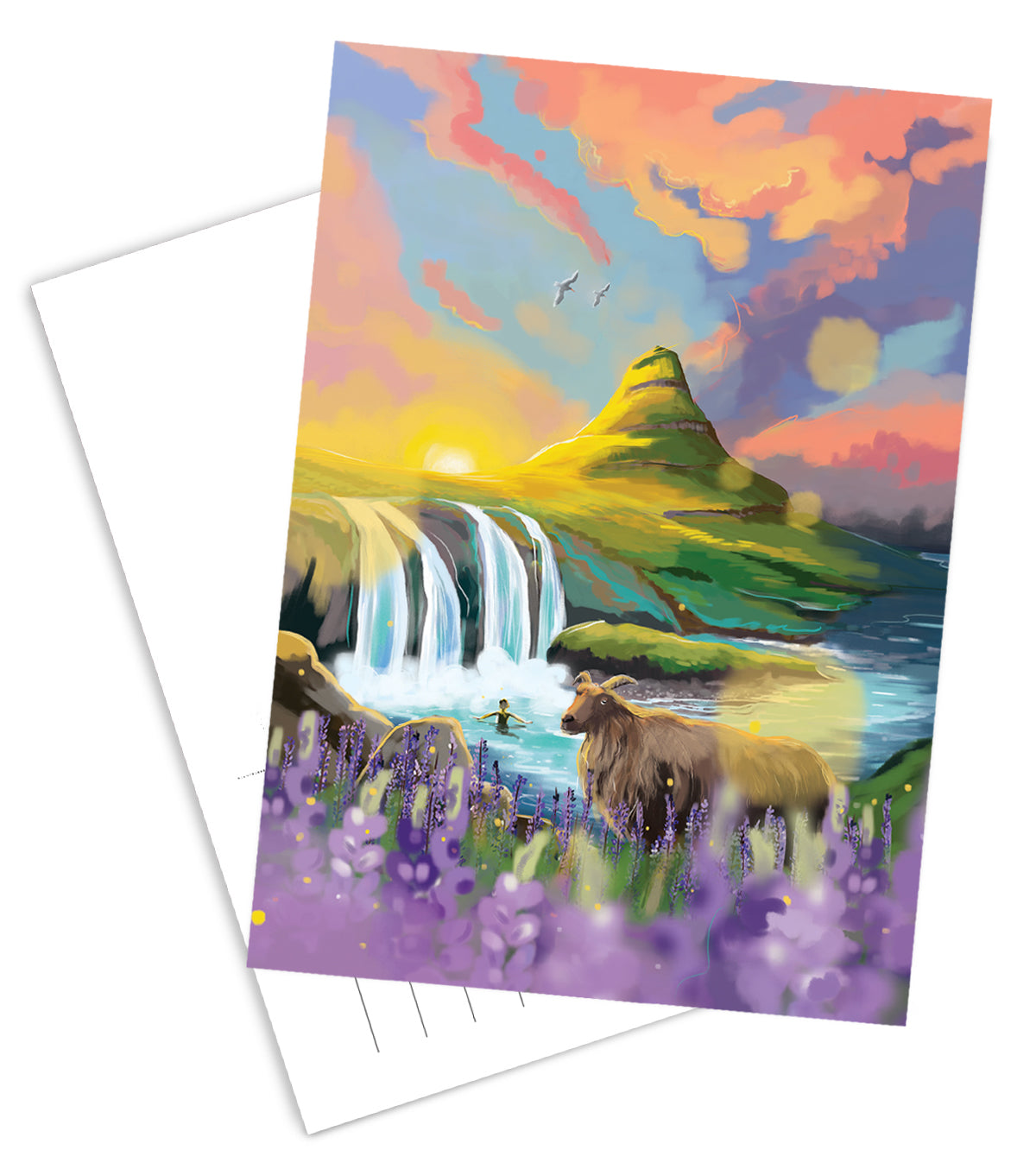 Postcard - Kirkjufell