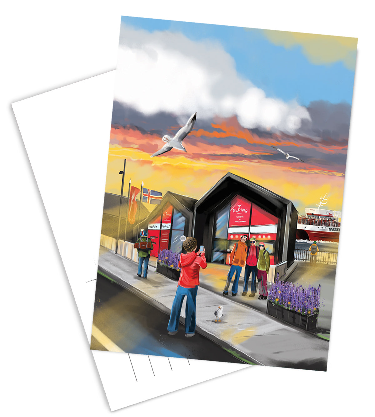 Postcard - Elding