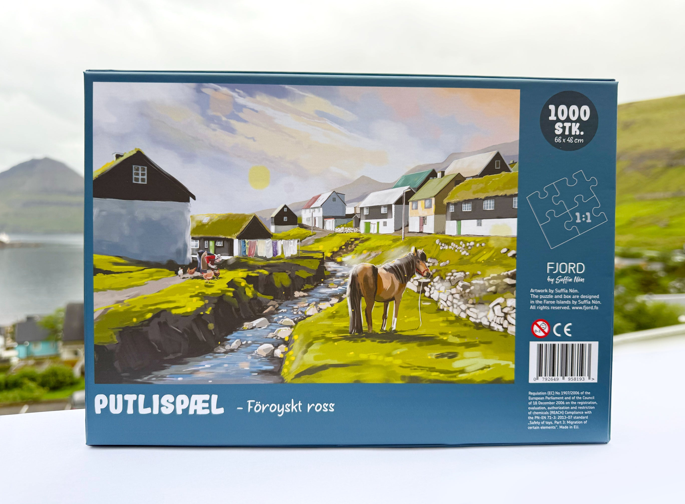 Puzzle 1000 pcs. - Föroyskt ross
