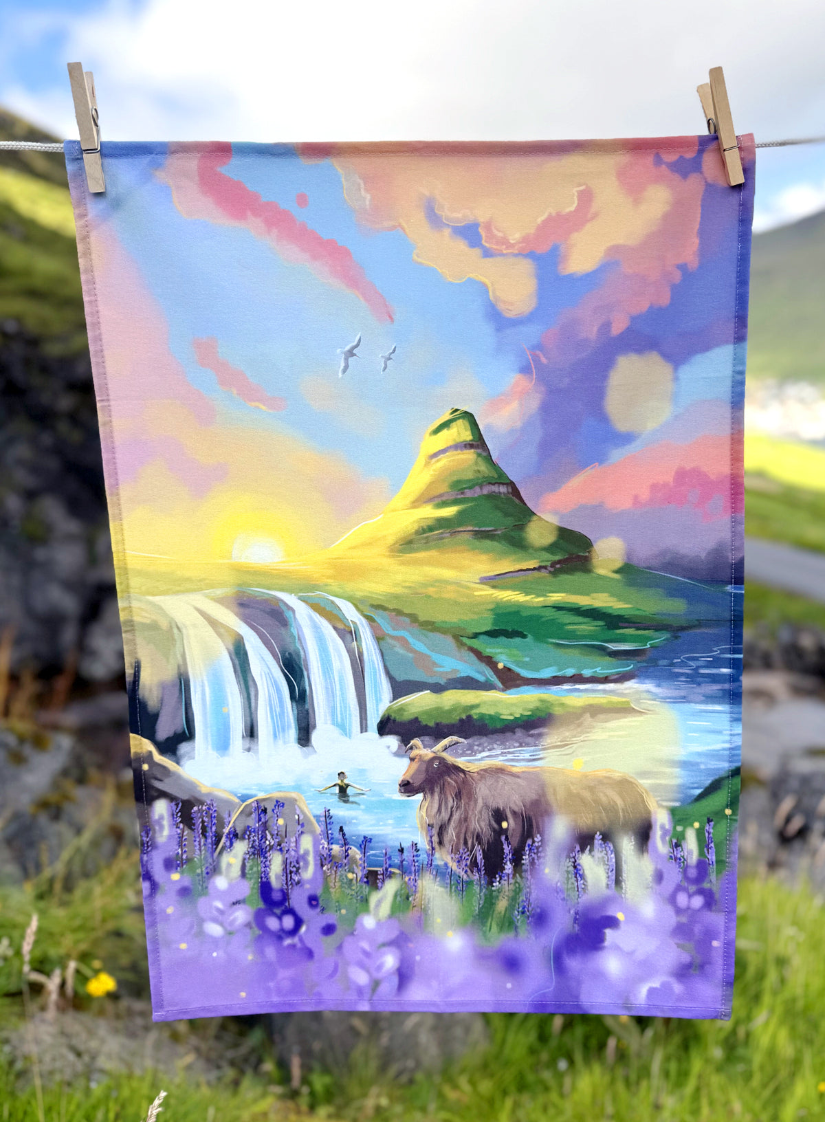 Tea towel - Kirkjufell
