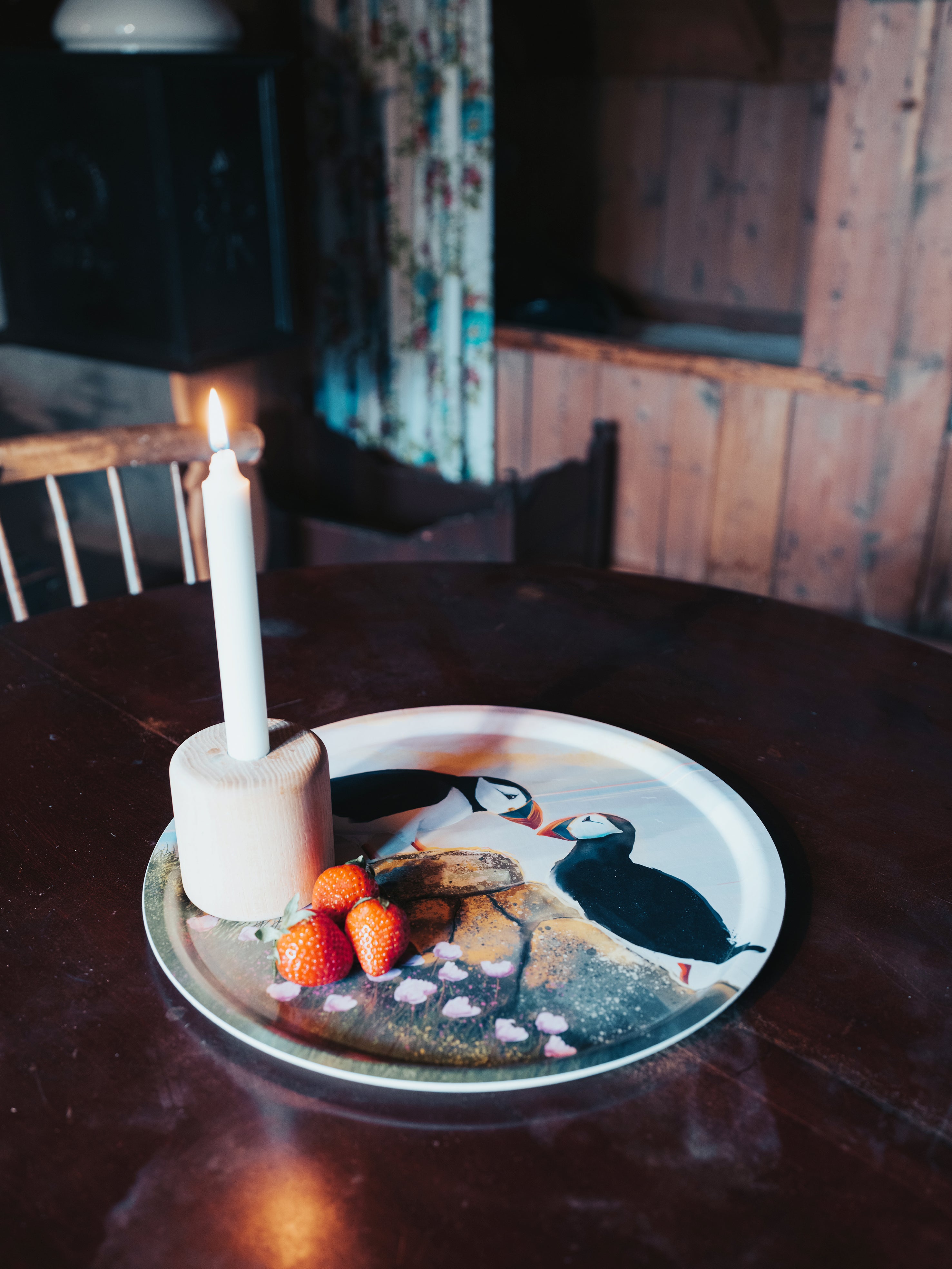 Ásttiknir lundar - Serving tray