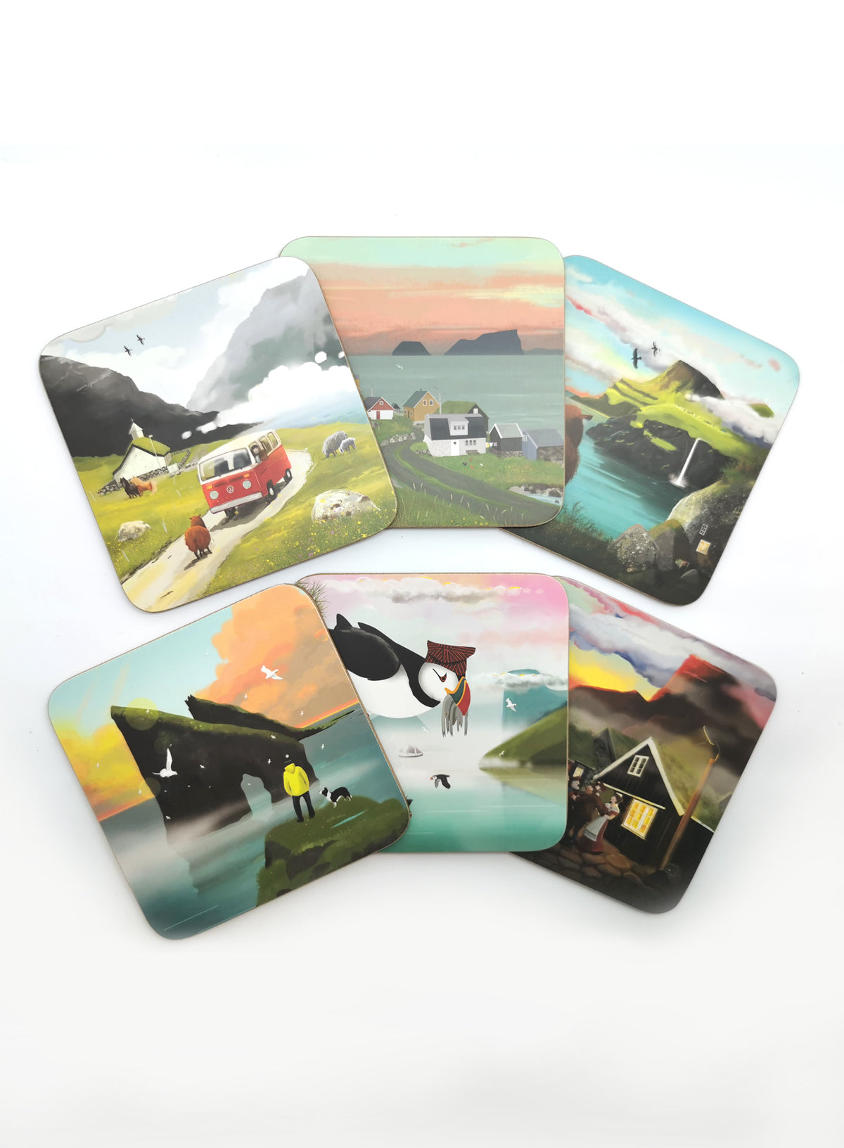 Föroyar - Coaster Set